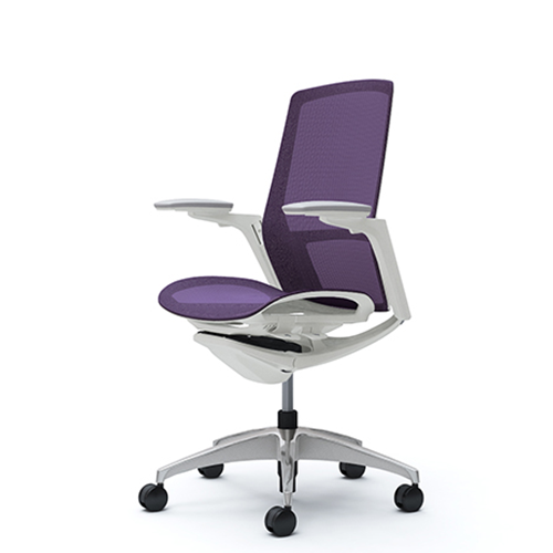 purple stylist chair