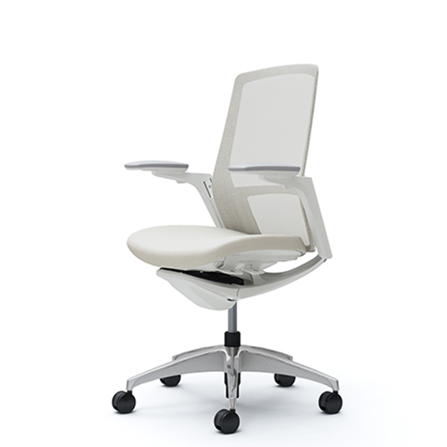 White Okamura Finora computer chair
