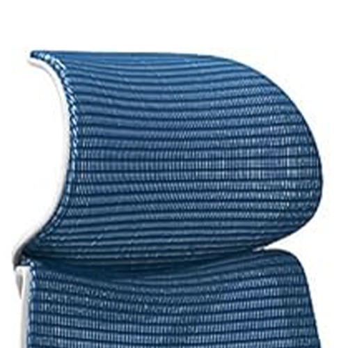 Medium blue headrest