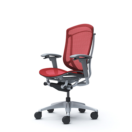 red ergonomic chair