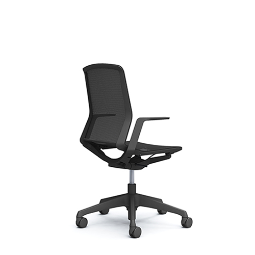 black ergonomic chair