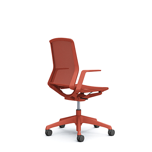 red ergonomic chair
