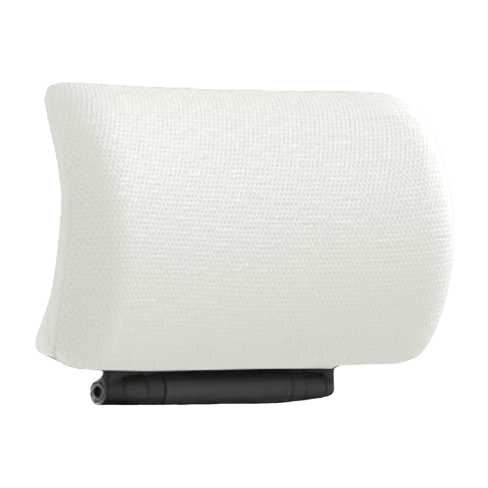 White headrest