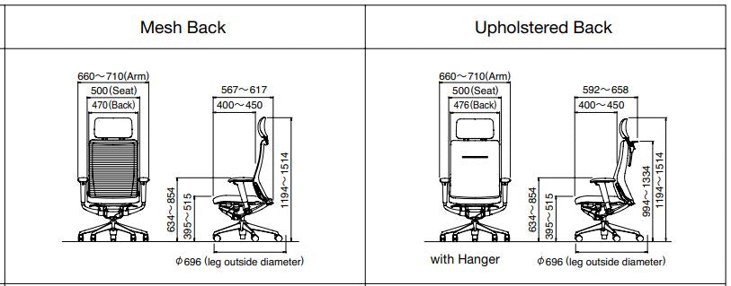 ergonomic chair for big size