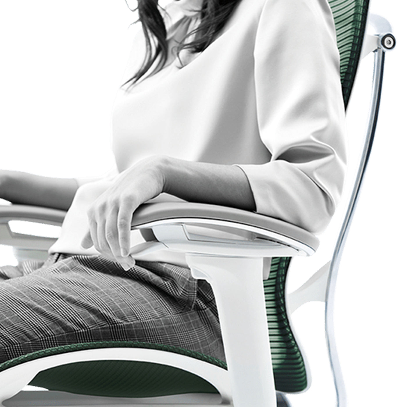 A professional office chair with smart operation mechanism