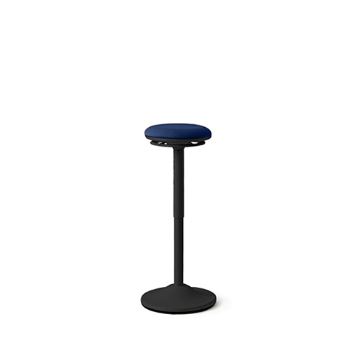 blue black high stool