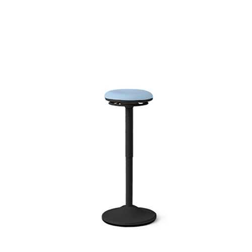 blue black high stool