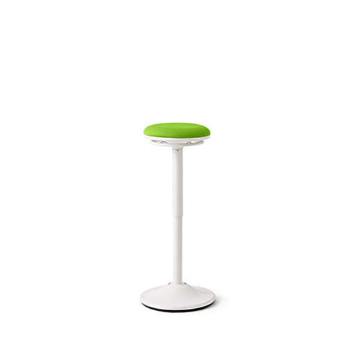 green white high stool