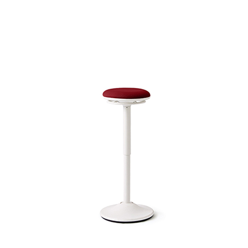 red white high stool