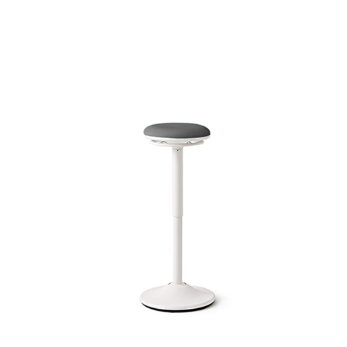 gray white high stool