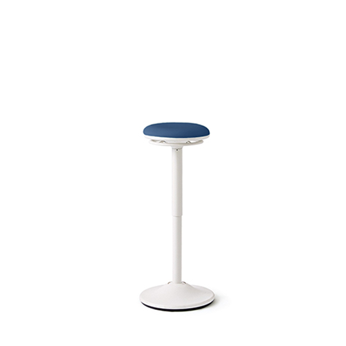 blue white high stool