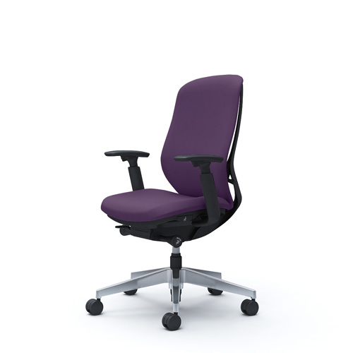 Ergonomic chair in purple 